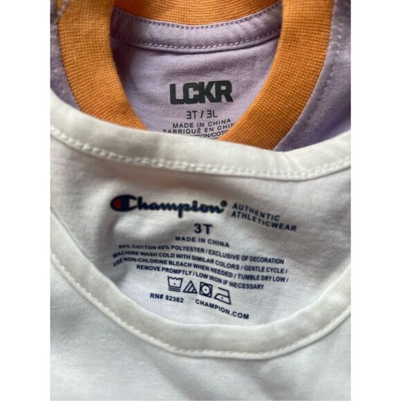 NWOT Champion bundle of 2 girls Size 3T tops - Picture 2 of 2